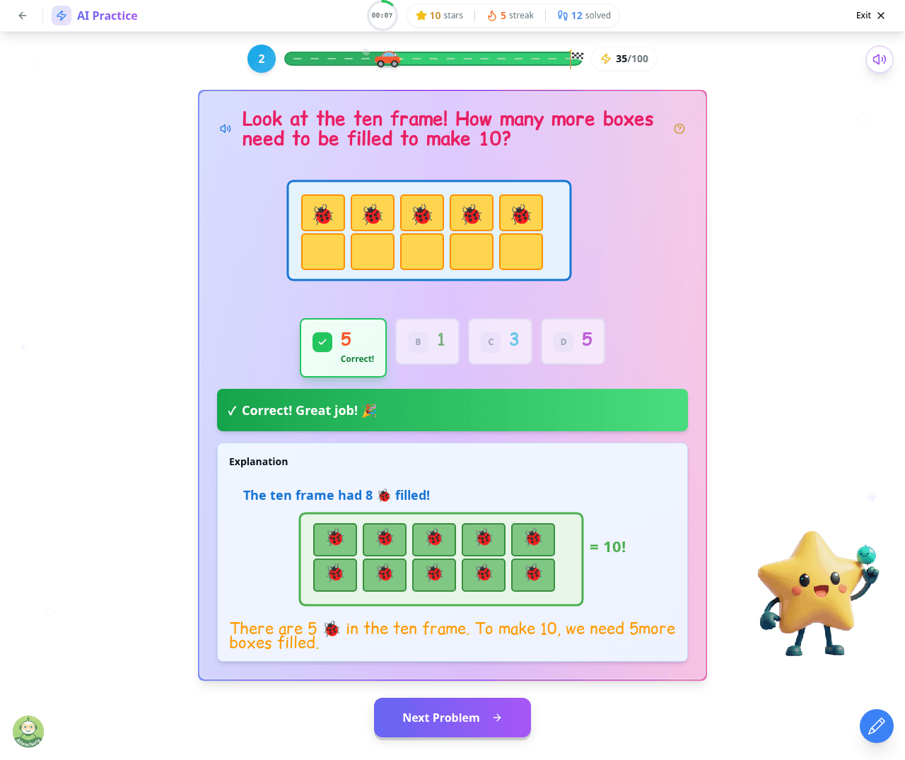 Counting to 10 Made Easy: How Ten Frames Build Number Sense in Kindergarten